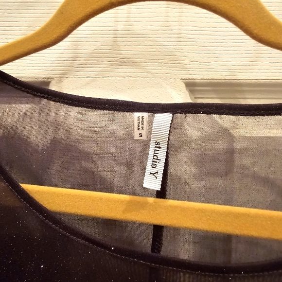 Purple Shimmey/Sparkle Top with Cami - Picture 2 of 3